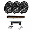 Extraljuspaket W9 DARK EDITION 3-Pack LuminaLights Edition - LED-extraljus - 8020120198 - 2