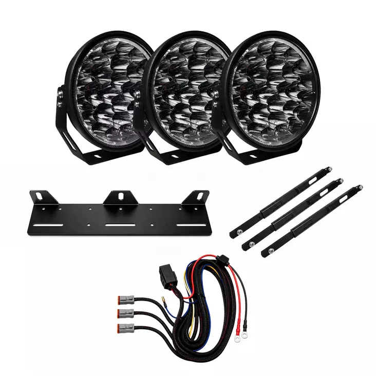 3-Pack W9 Phoenix DARK EDITION led-extraljuspaket - Extraljuspaket - 8020107338 - 1