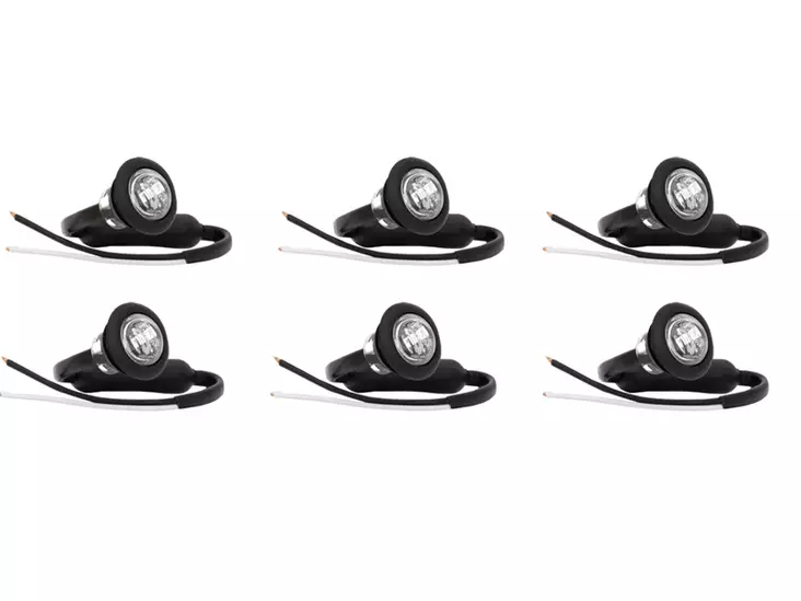 Tillvalspaket till Frontrör | 6st infällda Vita LED-dioder - LED-positionsljus - 7010010048 - 1