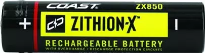 COAST ZX850 ZITHION-X USB-C Batteri - 18650 batterier - 8020105768 - 1