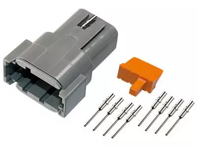 Deutsch DTM 8-stift. 0,5 mm2 kontaktsats hane/hona - Deutsch kontakt - 2040120078 - 1