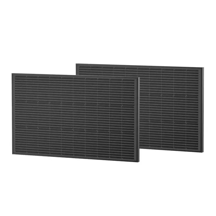 EcoFlow 2 x 100W Rigid Solpanel Combo - Powerstation tillbehör - 8020107998 - 1