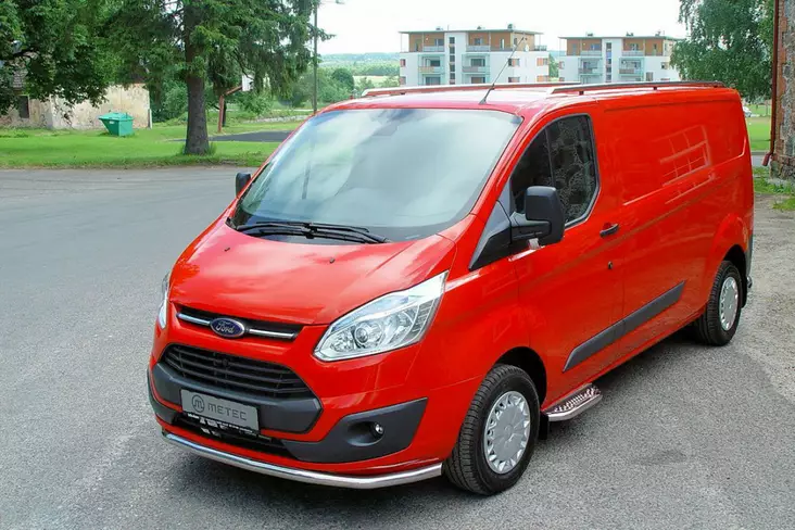 Frontrör, Ford Transit Custom 2013-2017, Ø60mm, Metec - Frontrör till transportbil - 8020102368 - 1