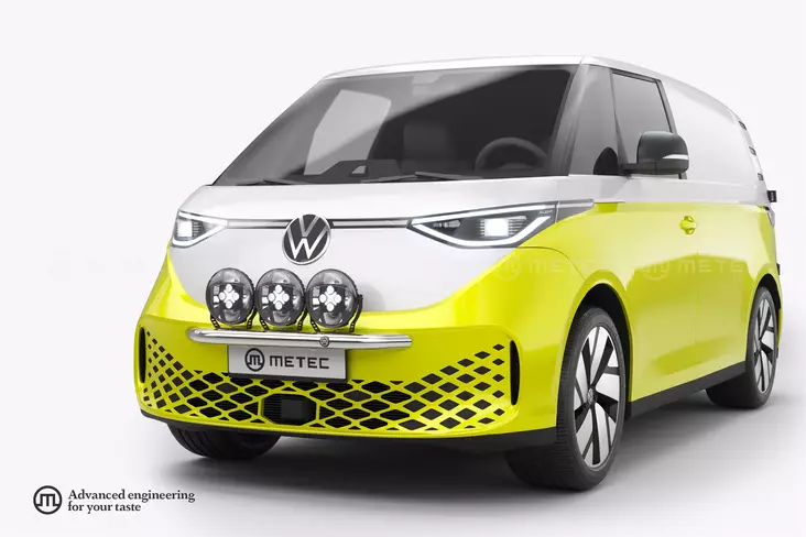 Extraljusbåge 60mm Volkswagen ID BUZZ 23+ - Frontbåge till transportbil - 8020108048 - 1