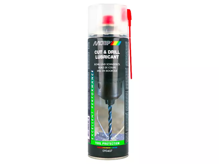 Motip Skär- och Borrolja Spray 500 ml - Smörjning och skydd - 8020109708 - 2