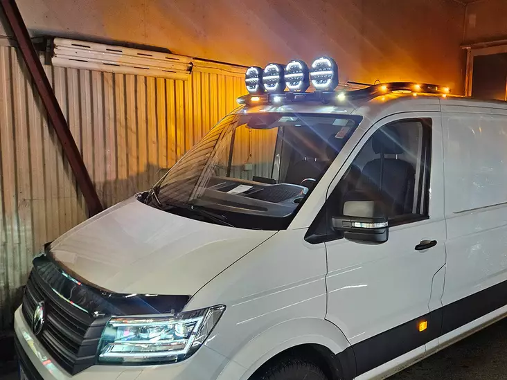 T-RACK VW Crafter H2 Compact 17- Främre takbåge - Takbåge till transportbil - 8020120928 - 1