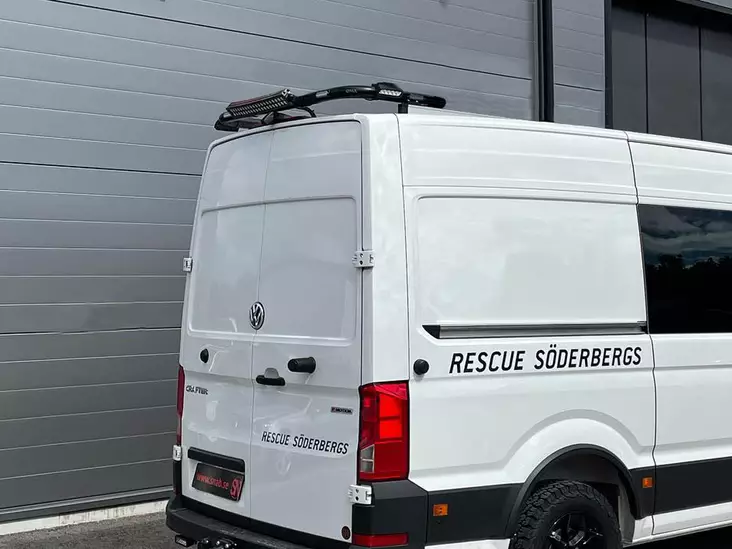 T-RACK VW Crafter H2 & H3 17- med takskenor. Bakre/främre takbåge - Takbåge till transportbil - 8020120918 - 1