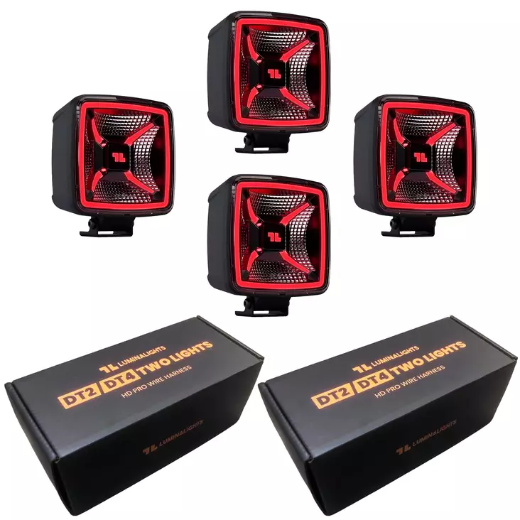 Arbetsbelysning Power X 4-pack LED-lampor – kraftfull belysning med tuff design - Led-arbetsbelysning - 8020120828 - 1