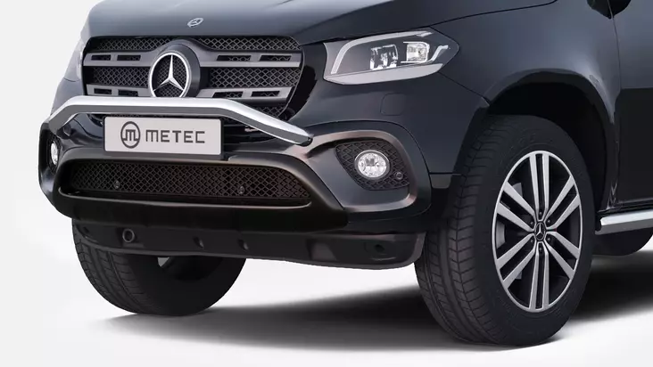 Extraljusbåge MB X-Class 2017-, Ø70mm, Metec - Frontbåge till transportbil - 8020102338 - 1