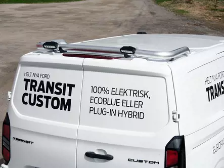 T-RACK Ford Transit Custom 24- bakre takbåge - Takbåge till transportbil - 8020120919 - 1