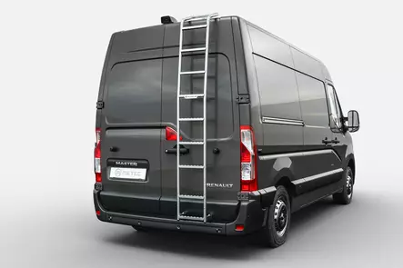 Stege, Renault Master 2010-, H2 - Takkorg och stege till transportbil - 8020102639 - 1