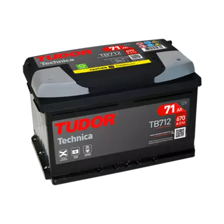 Startbatteri TB712 Tudor Technica - Bilbatterier - 8020108689 - 1