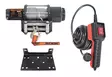 IronX, 12V elektrisk vinsch 2268kg, stålvajer - Vinschar 12V - 8020105069 - 1