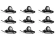 Tillvalspaket till Frontrör | 9st infällda Vita LED-dioder - LED-positionsljus - 7010010049 - 1