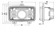 Bullboy Agriline 70W LED-extraljus ''Valtra'' - Led-arbetsbelysning - 8020105369 - 8