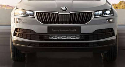 Skoda LED ramper Extraljus | DSM Skoda Superb 2016 2019 DSM LED ramp modellanpassat kit 2016