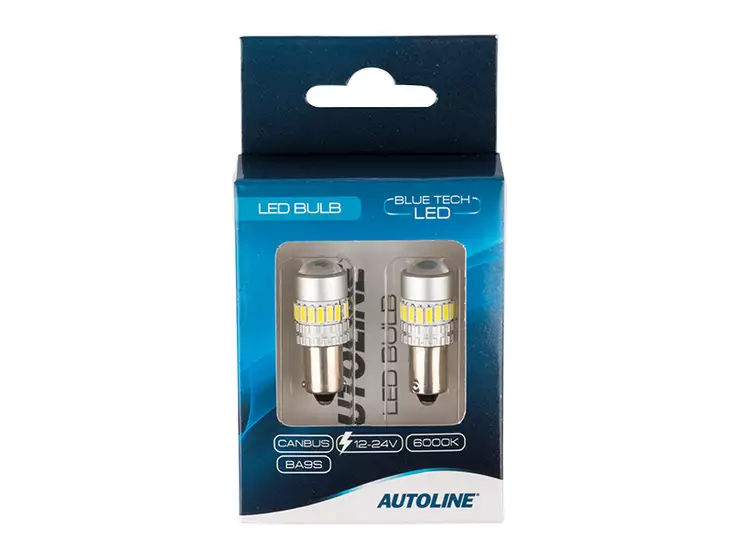 BA9s LED-lampor, Autoline - Ba9s LED-lampor - 8020105289 - 1