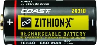COAST ZX310 ZITHION-X MICRO-USB Batteri - Övriga batterier och laddare - 8020105769 - 1