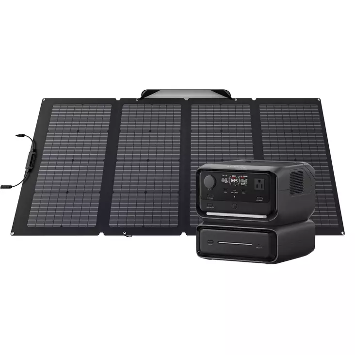 EcoFlow River 3 Max + EF 220W - Powerstation - 8020112669 - 1