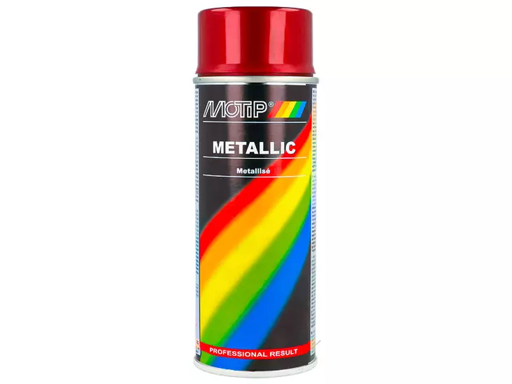 Motip Paint Metallic Röd 400Ml - Färger och Lacker - 8020109669 - 2