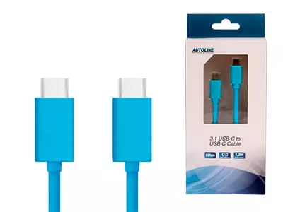 USB-C-kabel 1,2m Autoline - Övriga batterier och laddare - 8020112739 - 1
