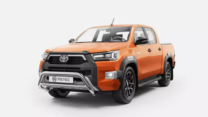 Toyota Hilux 21- Låg ECE Fronbåge 70mm - Frontbåge till transportbil - 8020104049 - 1