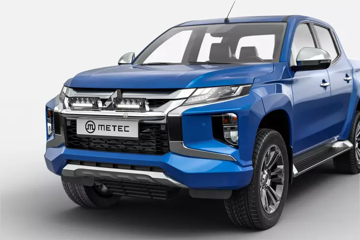 Extraljusbåge Mitsubishi L200 2019-2020-, Ø60mm, Metec - Frontbåge till transportbil - 8020102469 - 1