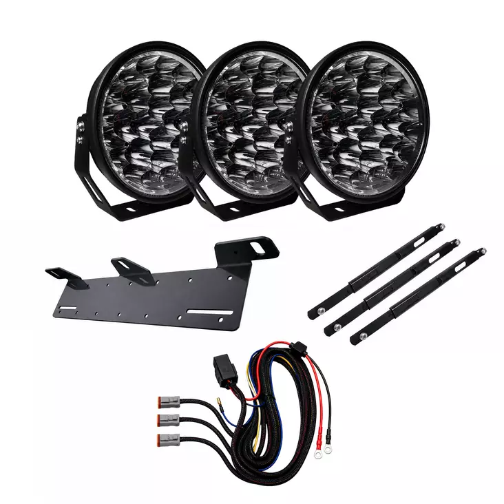 3-Pack W9 Phoenix 9" DARK EDITION extraljuspaket - LED-extraljus - 8020104289 - 1